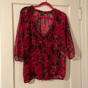 Express 3/4 sleeve blouse